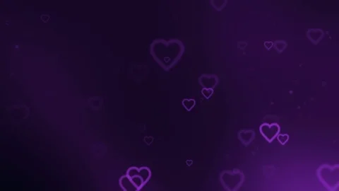 Valentines day background with hearts loop Video stock 80430831