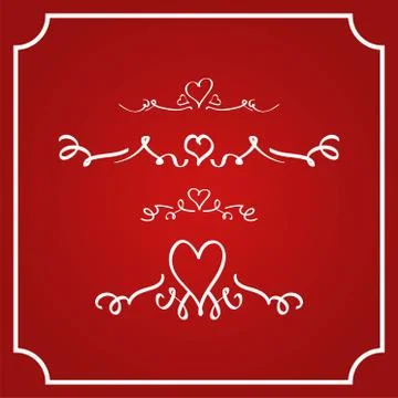 Valentine's day background with hearts. Vector illustration Stock Illustration