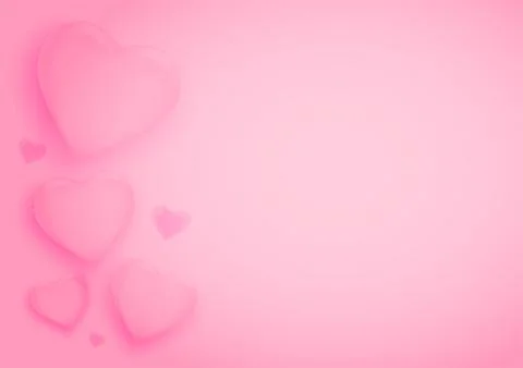 Valentine's day background with hearts. Vector illustration. Wallpaper, fly.. Stock Illustration
