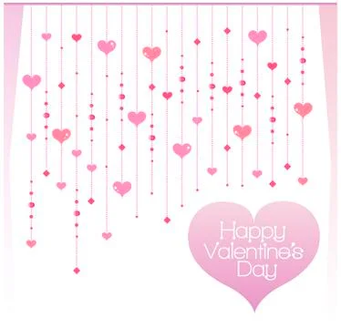 Valentine's day background Stock Illustration