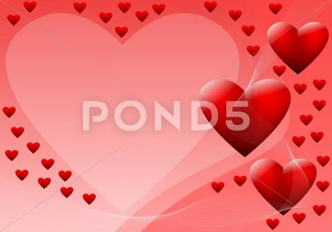 Valentine's day background Stock Illustration