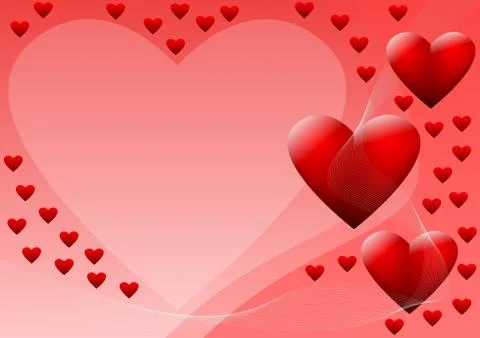 Valentine's day background Stock Illustration