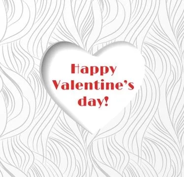 Valentine's day background Stock Illustration