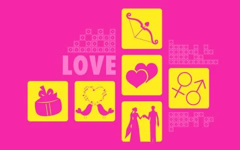 Valentine's Day Background Stock Illustration