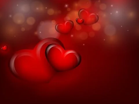 Valentine's day background Stock Illustration