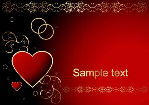 Valentines day background Stock Illustration