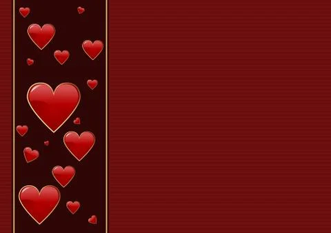Valentines day background Stock Illustration