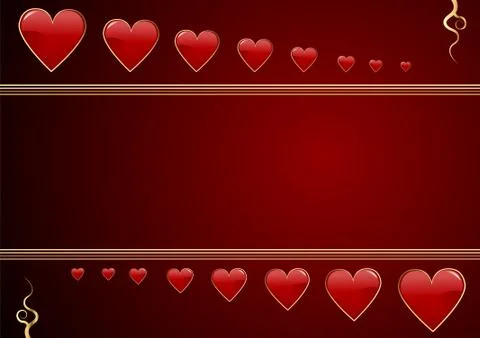 Valentines day background Stock Illustration