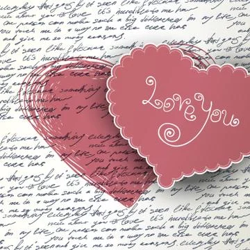 Valentines day background. 스톡 일러스트