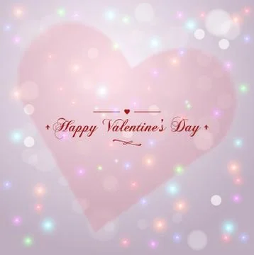 Valentines Day Background Stock Illustration