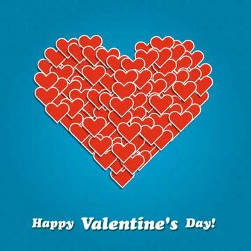 Valentine's Day background Stock Illustration