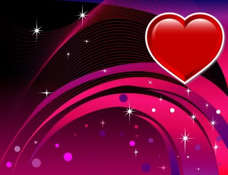 Valentine's Day Background Stock Illustration