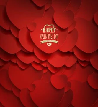 Valentine's Day Background Illustrazione stock