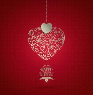 Valentine's Day Background Illustrazione stock