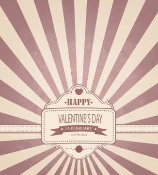 Valentine's Day Background Illustrazione stock