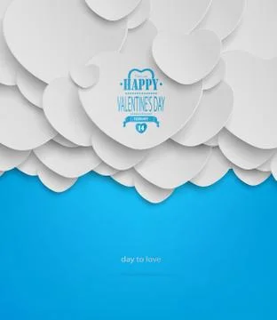 Valentine's Day Background Illustrazione stock