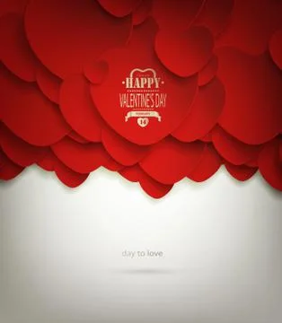 Valentine's Day Background Stock Illustration