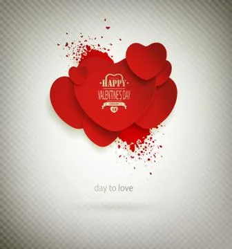 Valentine's Day Background Stock Illustration