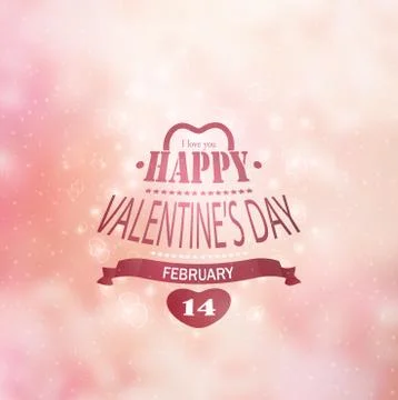 Valentine's Day Background Illustrazione stock