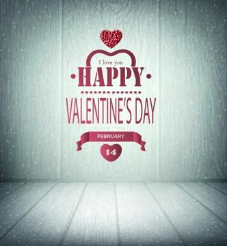 Valentine's Day Background Stock Illustration