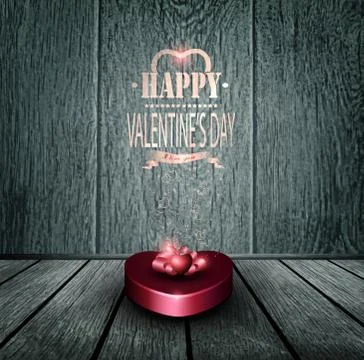 Valentine's Day Background Stock Illustration