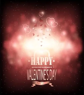 Valentine's Day Background Stock Illustration