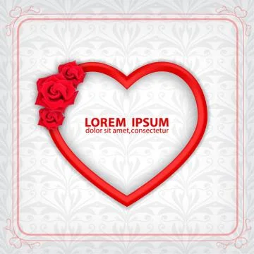 Valentine's day background Stock Illustration