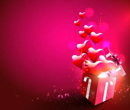 Valentine's Day background Illustrazione stock