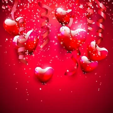 Valentine's Day background Stock Illustration