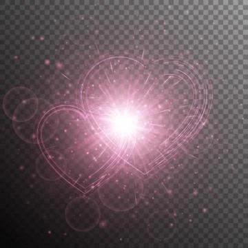 Valentines day background Stock Illustration