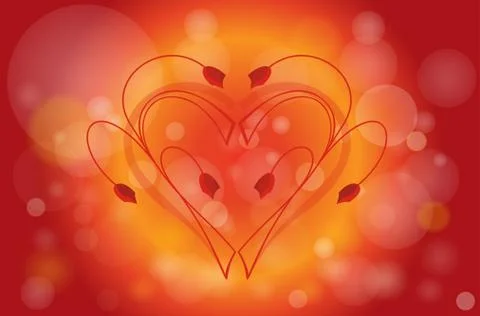 Valentine's day background Stock Illustration