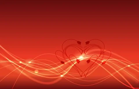 Valentine's day background Stock Illustration