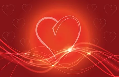 Valentine's day background Stock Illustration