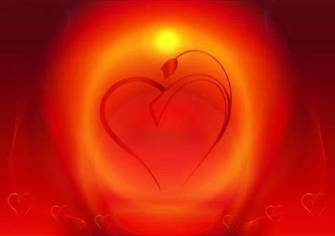 Valentine's day background Stock Illustration