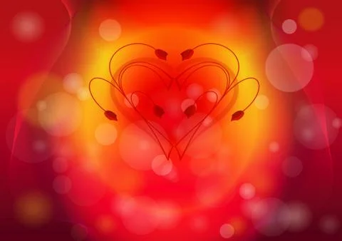 Valentine's day background Stock Illustration