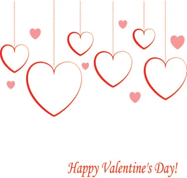 Valentine's day background Stock Illustration