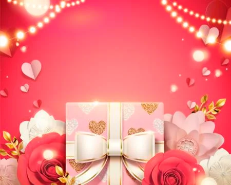 Valentine's Day background Stock Illustration