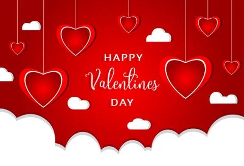 Valentine's Day background Stock Illustration