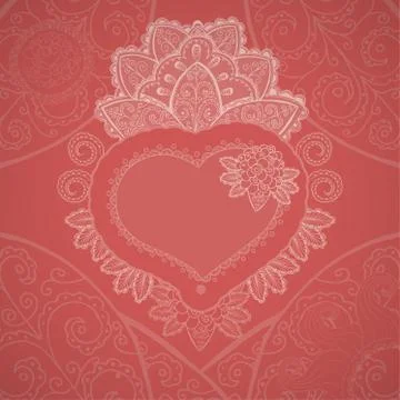 Valentines day background. Illustrazione stock