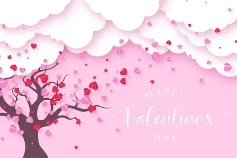 Valentines day background Stock Illustration