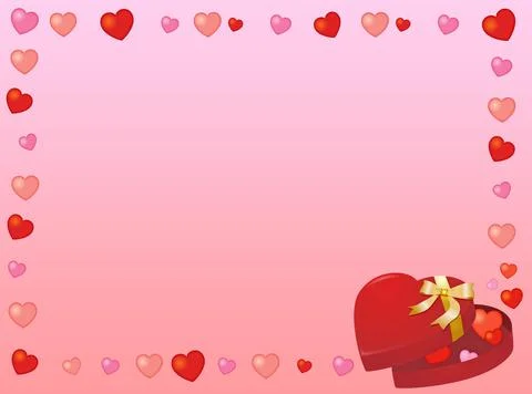 Valentine's Day background Stock Illustration