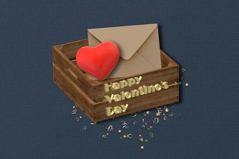 Valentines day background Stock Illustration