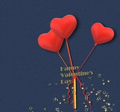 Valentines day background Stock Illustration