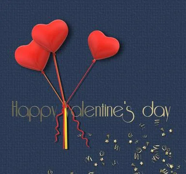 Valentines day background Stock Illustration