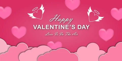 Valentine's Day Background Stock Illustration