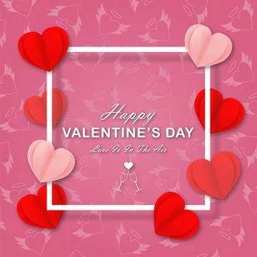 Valentine's Day Background Stock Illustration