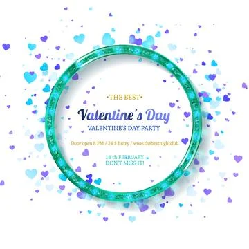 Valentines day background Stock Illustration