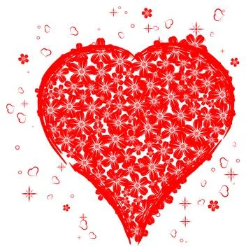 Valentines Day background Stock Illustration