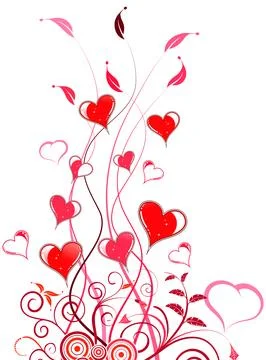 Valentines Day background Stock Illustration