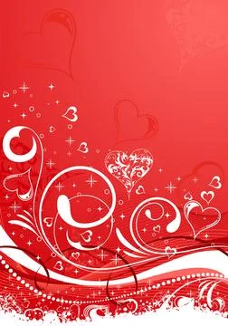 Valentines Day background Stock Illustration